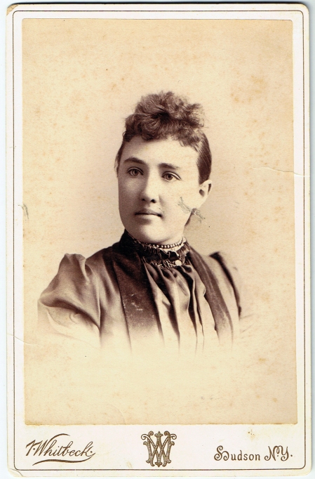 Woman with Poufed Fringe, 1880s